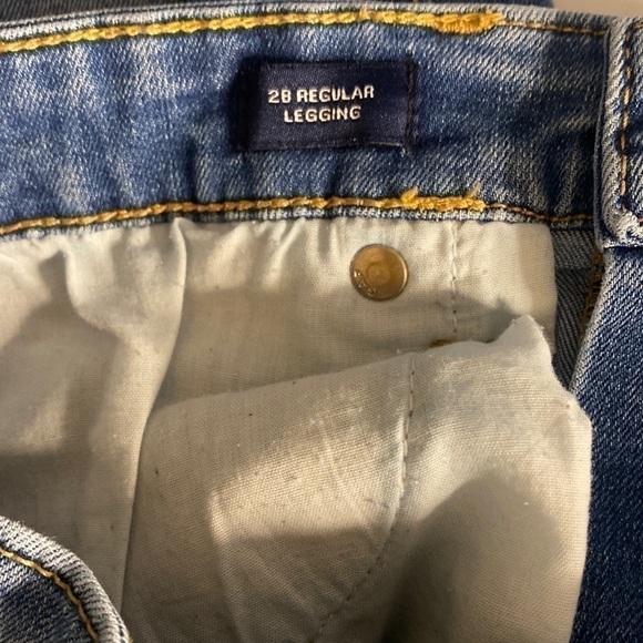 GAP DENIM REGULAR LEGGING JEANS SIZE 28 - Picture 4 of 6